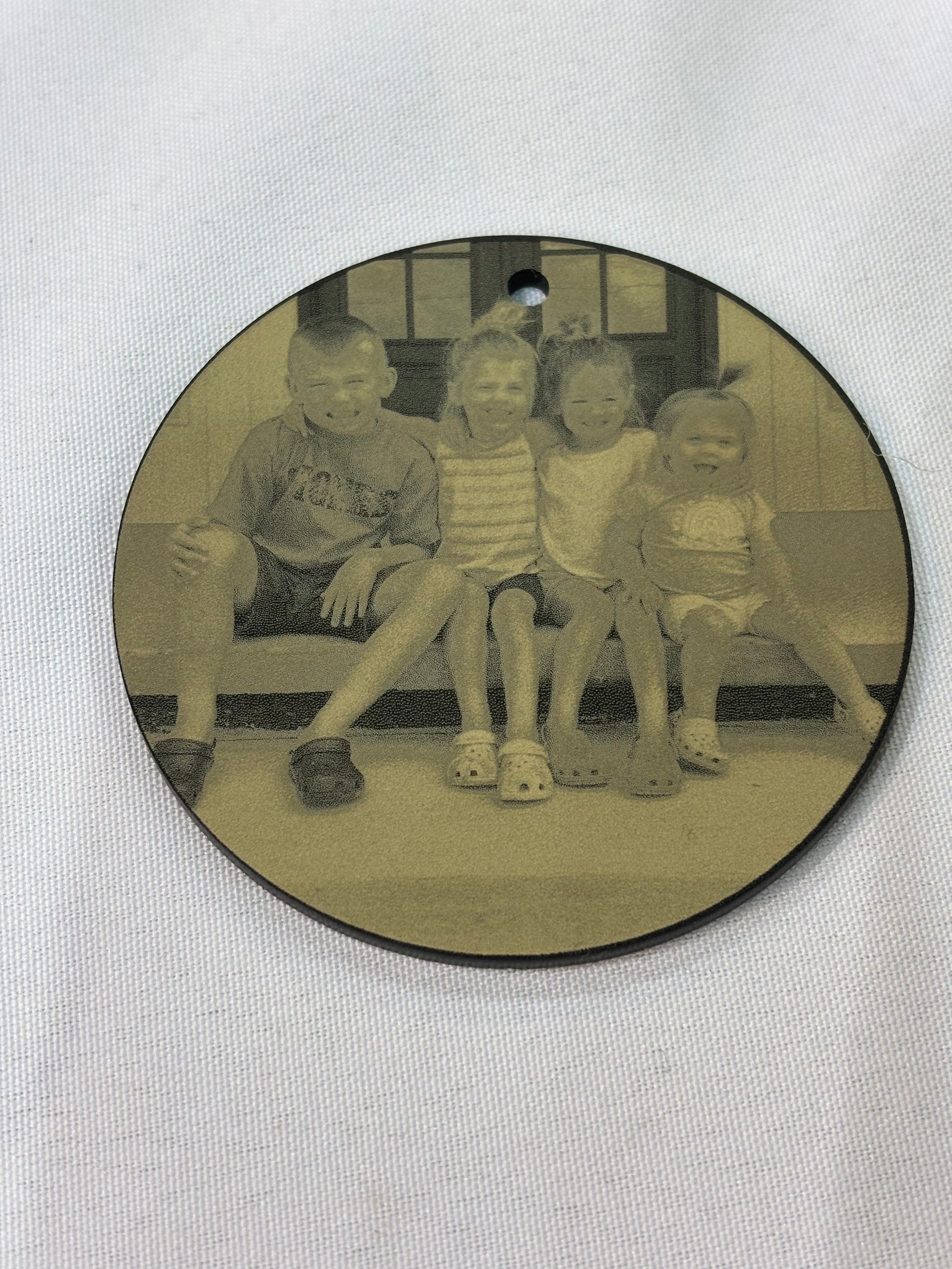 Custom Photo Engraved Ornament