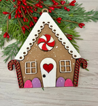 Gingerbread House Ornament bar To-Go Ornament by coastal Ginger Creations 