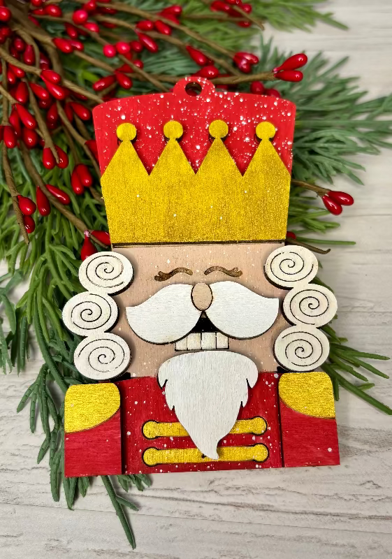 Nutcracker Ornament Bar To-Go Ornament by Coastal Ginger Creations 