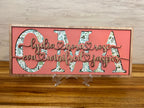 Personalized Mother’s Day Name Frame – Custom Kids or Grandkids Keepsake Gift