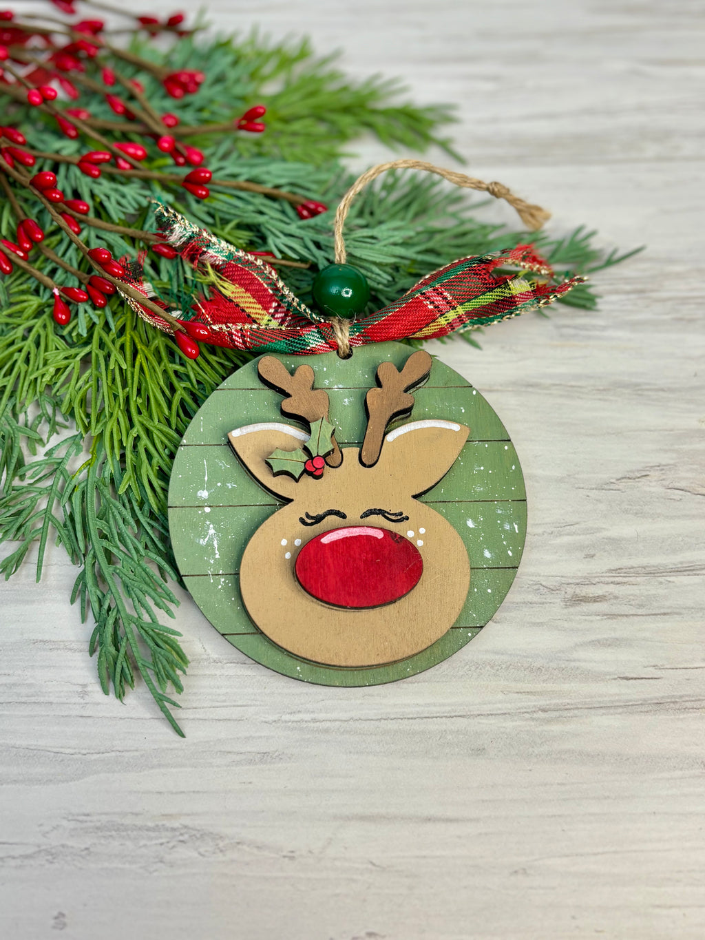 Reindeer Ornament for Ornament Bar by Coastal Ginger Creations 
